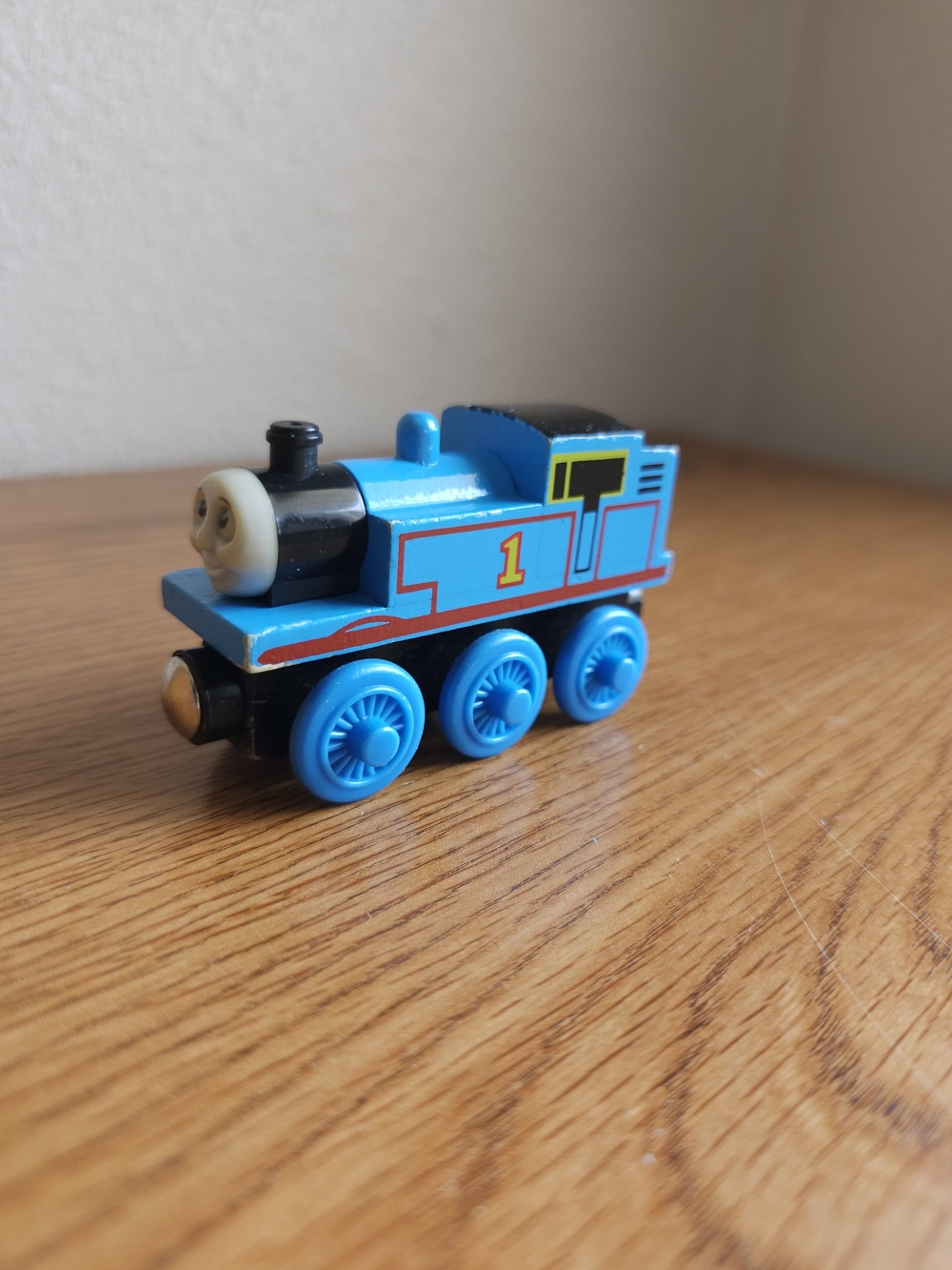 4/$10 Thomas Wooden Train Engine Magnetic Toy Blue